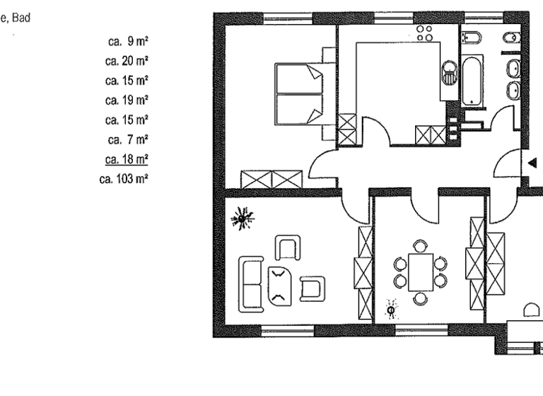 Wohnung zum Kauf provisionsfrei 304.900 € 4 Zimmer 102,8 m² 2. Geschoss Ebellstraße 10 Kleefeld Hannover 30625