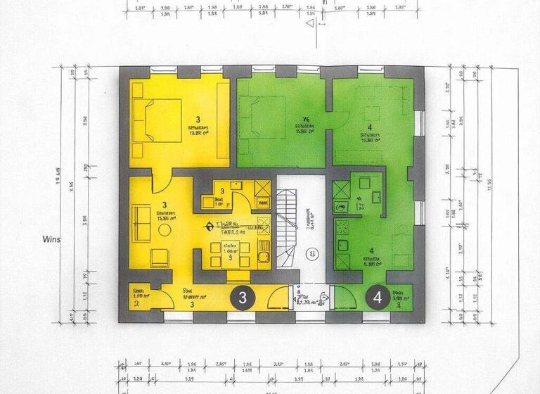 Wohnung zum Kauf 148.000 € 3 Zimmer 50 m² Breisach Breisach am Rhein 79206
