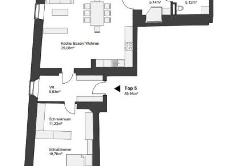 Wohnung zur Miete 714 € 2 Zimmer 1. Geschoss Eibiswald 8552