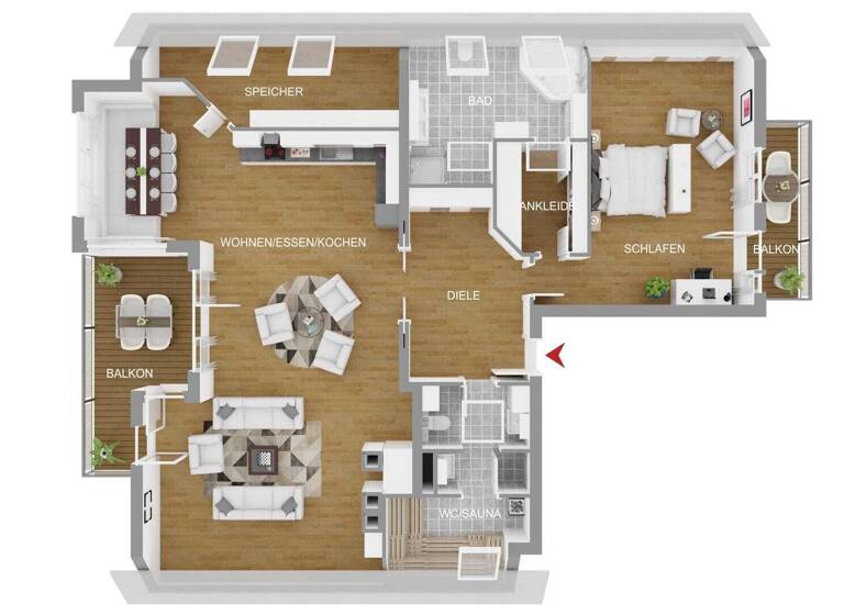 Wohnung zum Kauf provisionsfrei 2.770.000 € 2,5 Zimmer 158 m² Gmund 83703