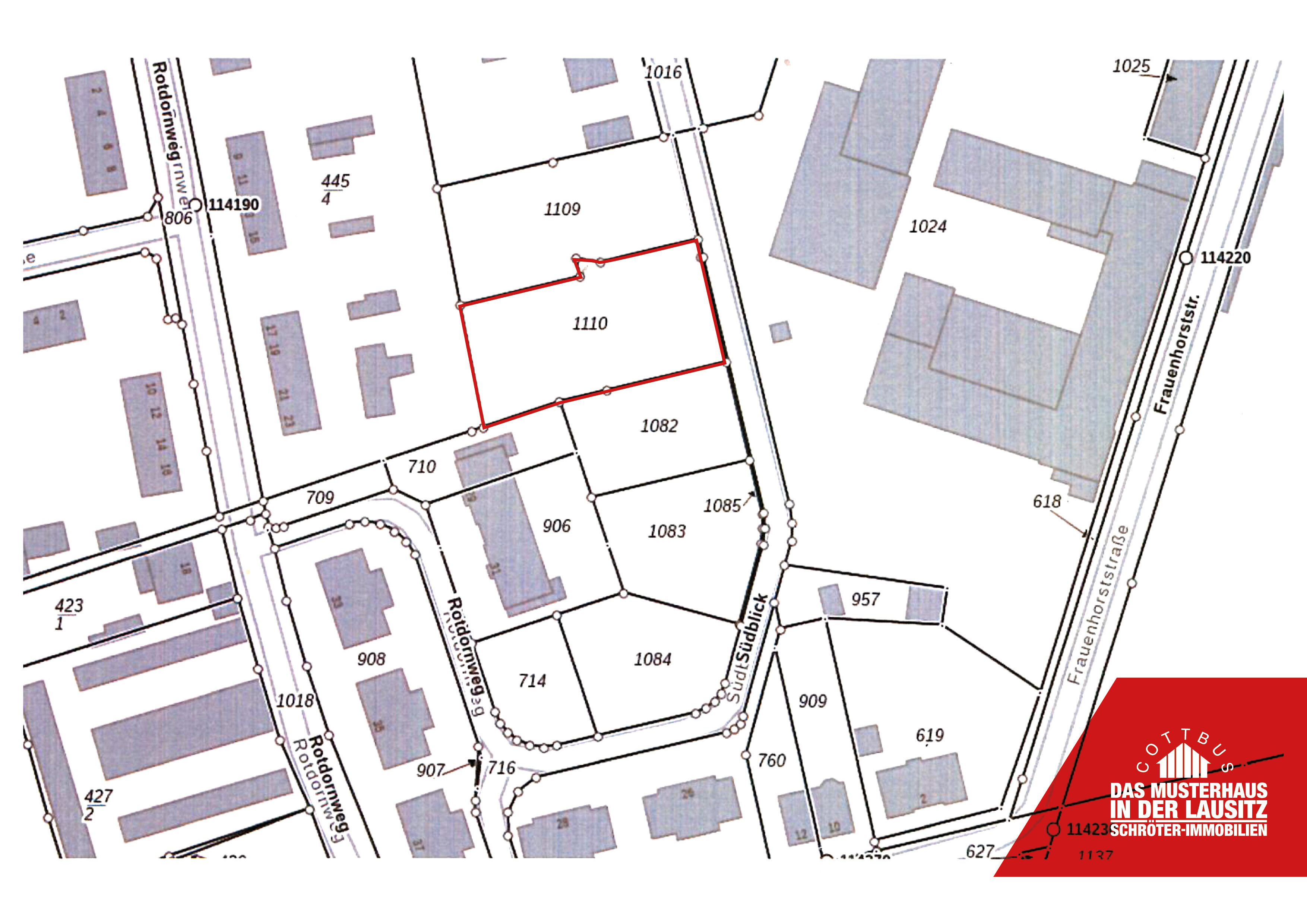 Grundstück zum Kauf provisionsfrei 50.890 € 1.454 m²<br/>Grundstück Südblick Elsterwerda Elsterwerda 04910