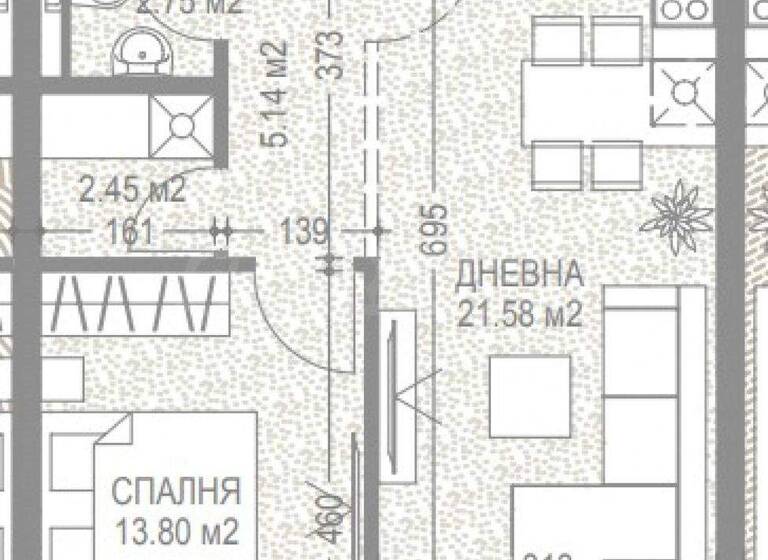 Studio zum Kauf 216.000 € 2 Zimmer 77,2 m² Sofia