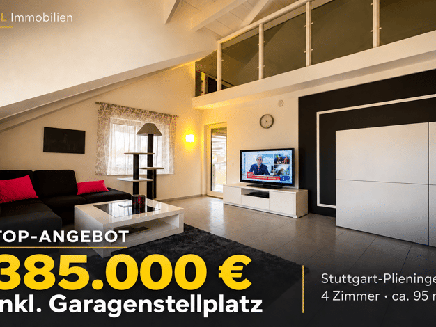 Studio zum Kauf 385.000 € 4 Zimmer 95 m² 2. Geschoss frei ab 01.12.2026 Plieningen Stuttgart 70599