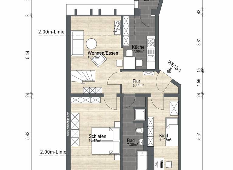 Wohnung zum Kauf 124.000 € 4 Zimmer 86 m² Schloßchemnitz Chemnitz 09113