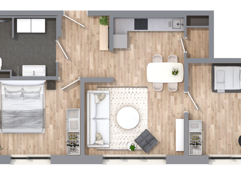 Wohnung zum Kauf 360.000 € 3 Zimmer 63,5 m²<br/>Wohnfläche EG<br/>Geschoss ab sofort<br/>Verfügbarkeit Schulstraße 9 Zeckern Hemhofen 91334