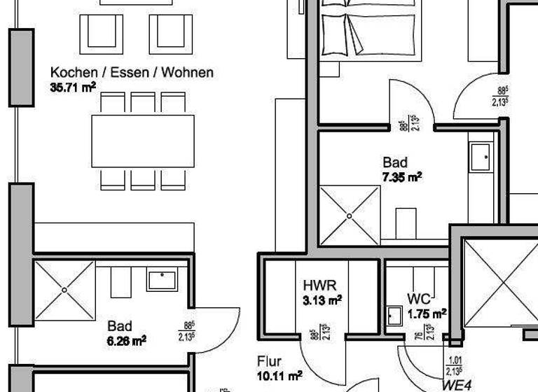 Wohnung zum Kauf provisionsfrei 323.100 € 3 Zimmer 86 m² 2. Geschoss Legden 48739