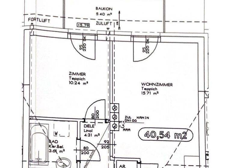 Wohnung zur Miete 304 € 2 Zimmer 40,5 m² Nöchling 3691