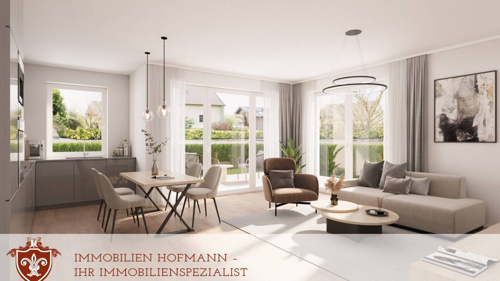 Reihenendhaus zum Kauf - Erstbezug 495.000 € 4 Zimmer 140 m² 343 m² Grundstück Oberhöcking Landau an der Isar 94405