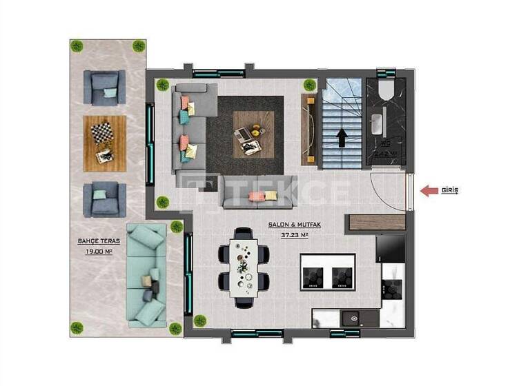 Einfamilienhaus zum Kauf 650.000 € 4 Zimmer 221 m² 1.477 m² Grundstück Antalya 07491