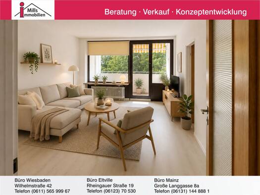 Wohnung zum Kauf 275.000 € 2 Zimmer 75 m² 2. Geschoss Delkenheim Delkenheim 65205
