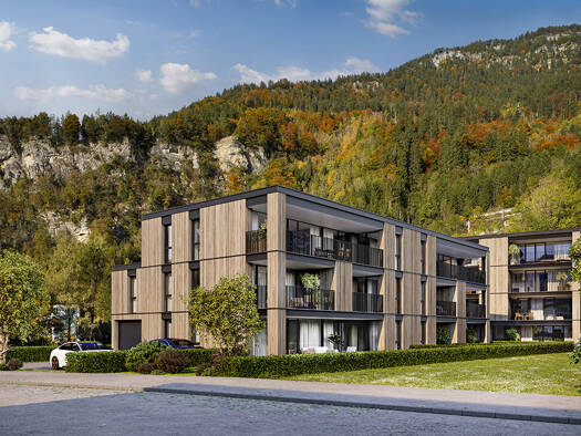 Terrassenwohnung zum Kauf - Erstbezug provisionsfrei 572.100 € 3 Zimmer 78,6 m² 1. Geschoss Grete-Gulbranssonweg 7 und 7a Bludenz 6700