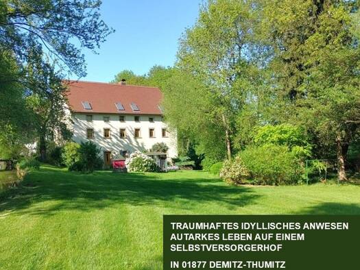Immobilie zum Kauf 690.000 € 12 Zimmer 330 m² 75.000 m² Grundstück frei ab 01.11.2026 Cannewitz Demitz-Thumitz 01877