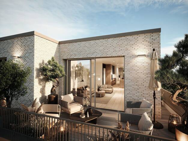 Penthouse zum Kauf - Neubau 2.350.000 € 5,5 Zimmer 181 m² 2. Geschoss Nienstedten Hamburg 22605