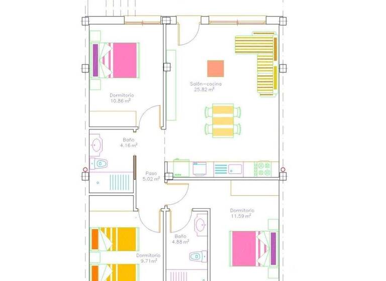 Haus zum Kauf 258.900 € 87 m² 20 m² Grundstück San Javier 30730