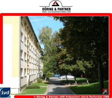 Wohnung zur Miete 350 € 3 Zimmer 70 m² frei ab sofort Straße des Bergmanns 41/43 Gerhart-Hauptmann-Straße / Dehmelstraße Gera 07546