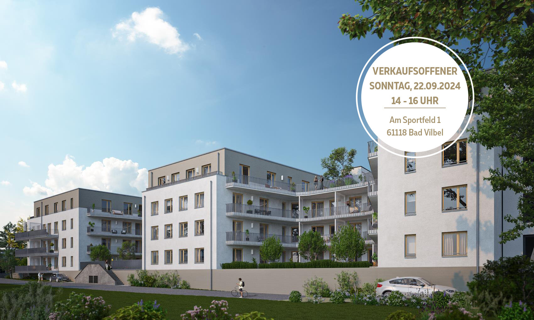 Wohnung zum Kauf provisionsfrei 259.900 € 1 Zimmer 40,6 m²<br/>Wohnfläche Am Sportfeld 1 Bad Vilbel Bad Vilbel 61118