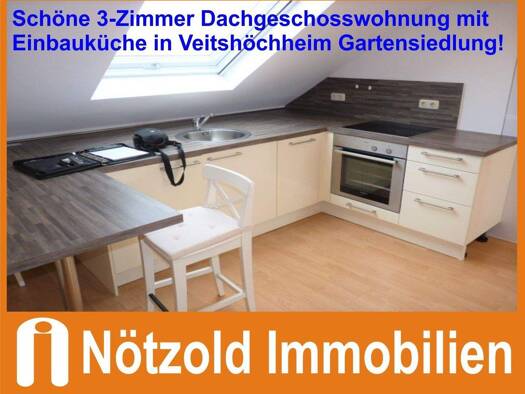 Wohnung zur Miete 690 € 3 Zimmer 64 m² 2. Geschoss frei ab 01.09.2026 Veitshöchheim Veitshöchheim 97209