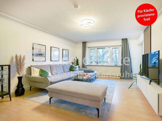 Wohnung zum Kauf provisionsfrei 275.000 € 3 Zimmer 73 m² 2. Geschoss Rüppurr Karlsruhe / Rüppurr 76199