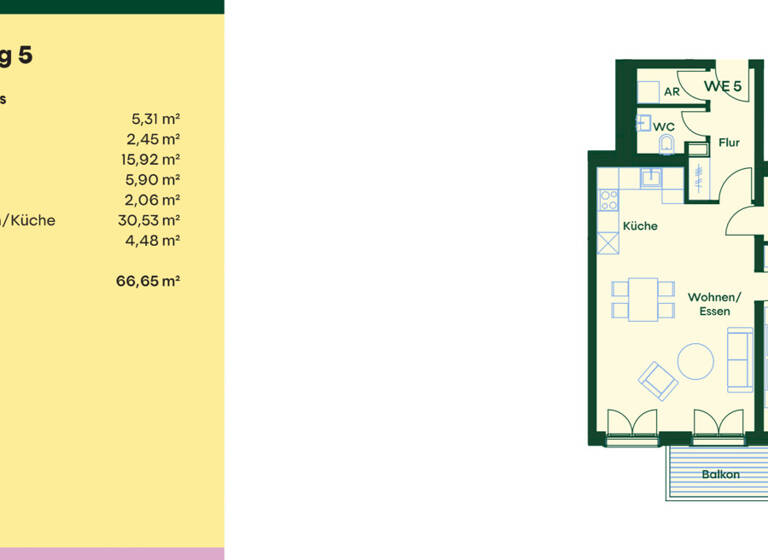 Wohnung zum Kauf - Erstbezug 430.000 € 2 Zimmer 64,4 m² 2. Geschoss Hielscherstr. 51 Wilhelmsruh Berlin / Wilhelmsruh 13158