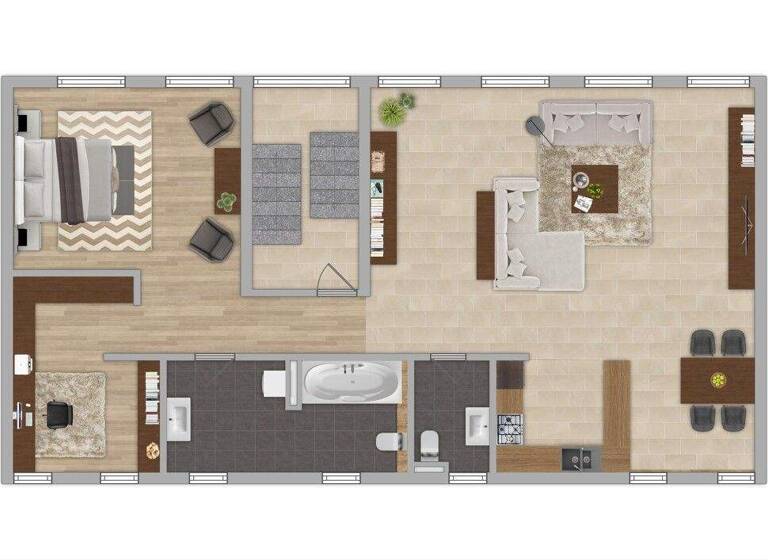 Wohnung zur Miete 980 € 3 Zimmer 103 m² 1. Geschoss Mitte Ludwigshafen am Rhein 67059