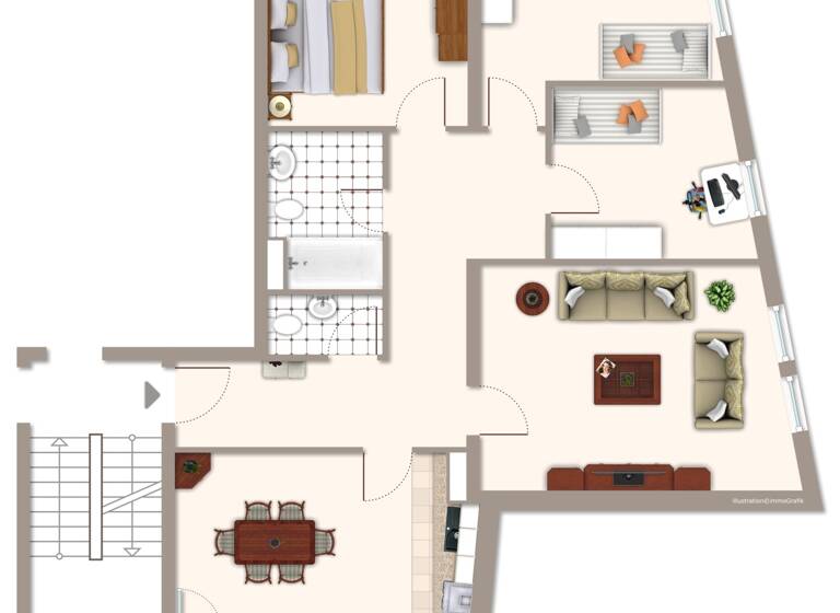 Wohnung zum Kauf 359.000 € 4 Zimmer 97,2 m²<br/>Wohnfläche Ettlingen Ettlingen 76275
