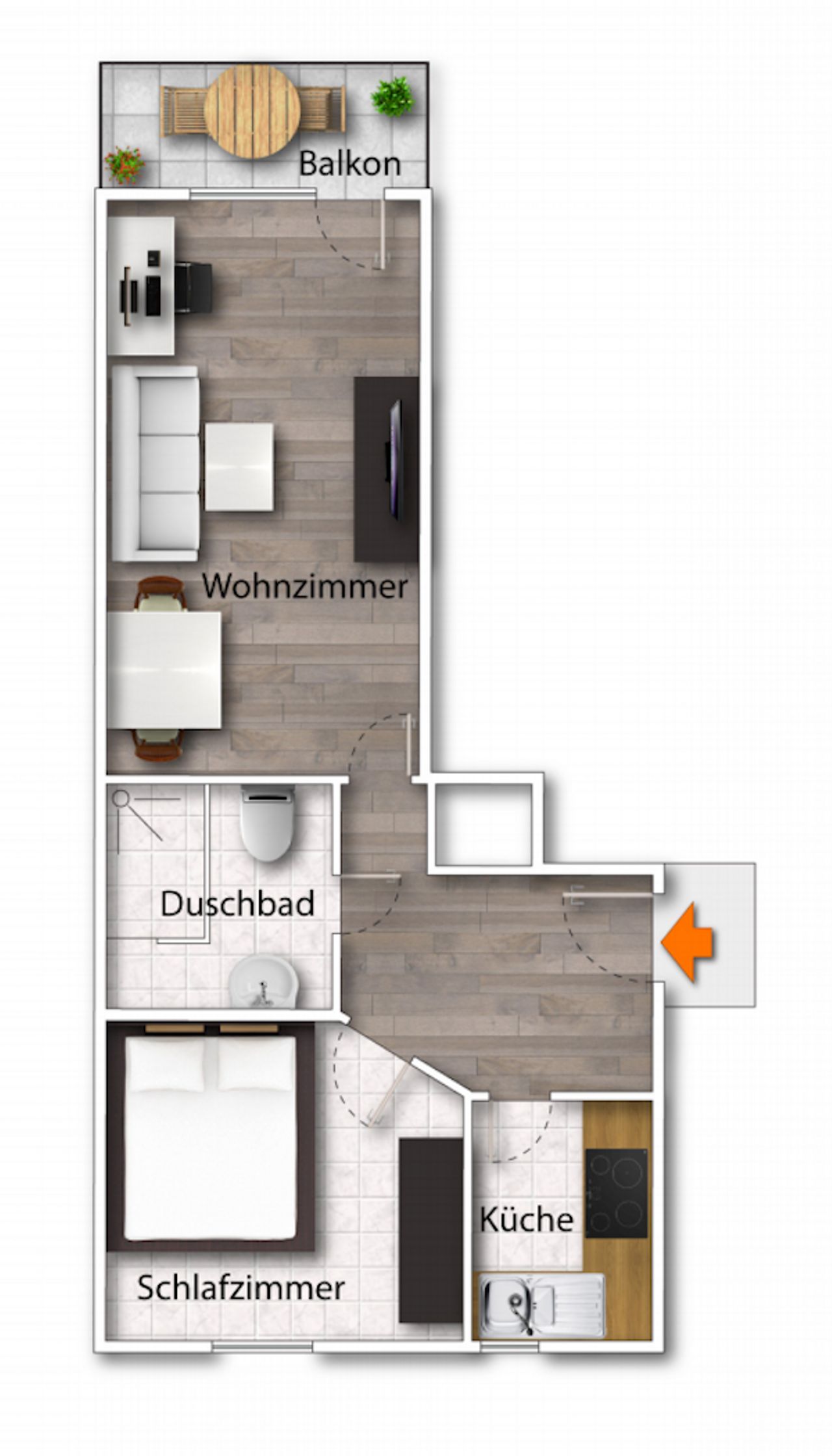 Wohnung zur Miete 690 € 2 Zimmer 55 m²<br/>Wohnfläche ab sofort<br/>Verfügbarkeit Dornrade 11 Eutin 23701