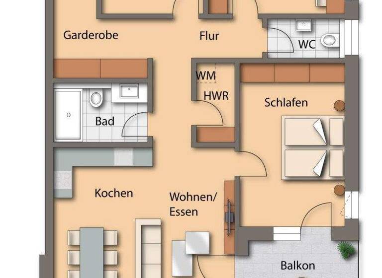 Wohnung zur Miete 1.175 € 4 Zimmer 111,2 m² 2. Geschoss Seubersdorf 92358