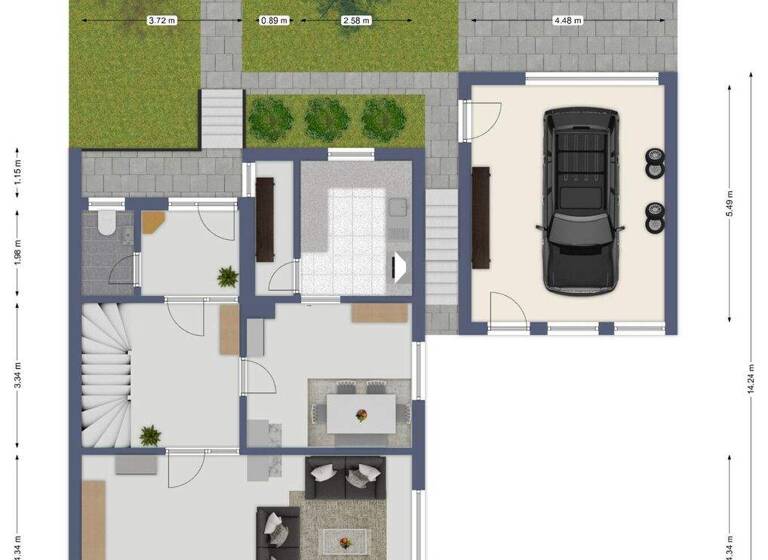 Doppelhaushälfte zum Kauf 289.000 € 7 Zimmer 158,4 m² 780 m² Grundstück frei ab 01.04.2026 Amerbach Wemding / Amerbach 86650