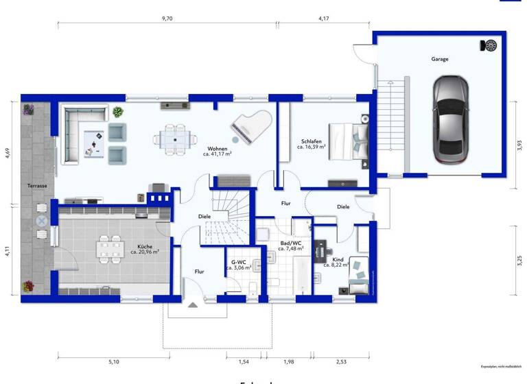 Einfamilienhaus zum Kauf 395.000 € 5,5 Zimmer 202 m² 992 m² Grundstück Nesse Loxstedt 27612