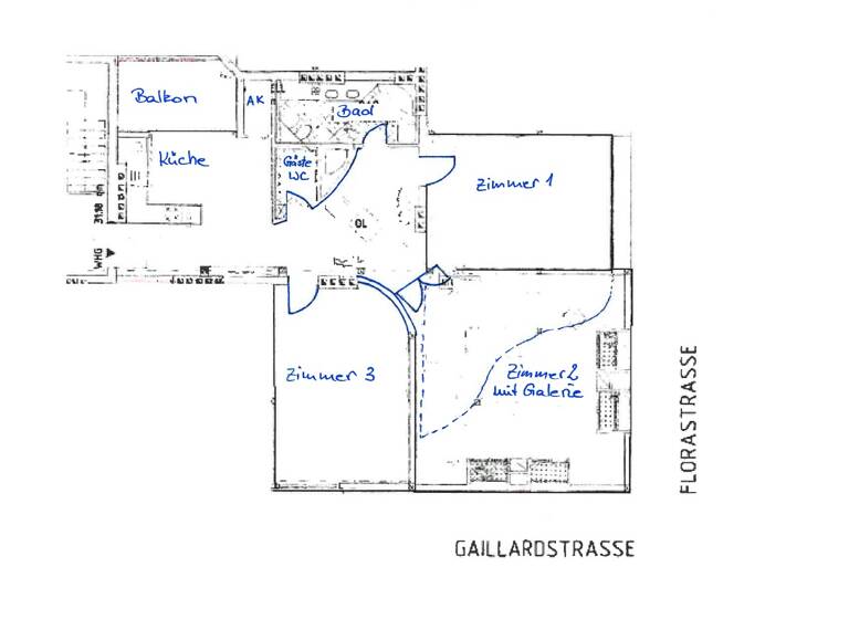 Wohnung zur Miete 1.660 € 3 Zimmer 139 m² EG frei ab 01.06.2026 Gaillardstraße 1 Pankow Berlin 13187
