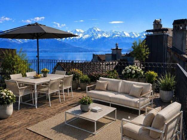 Penthouse zur Miete 1.950 € 2,5 Zimmer 121,9 m² 4. Geschoss Insel Lindau (Bodensee) 88131