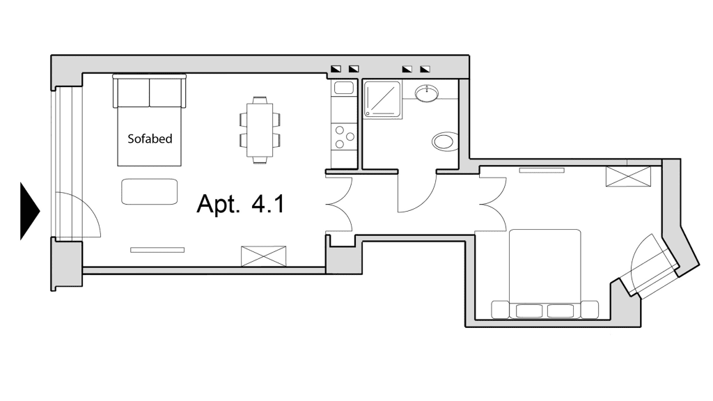 Wohnung zur Miete Wohnen auf Zeit 1.604 € 2 Zimmer 55 m²<br/>Wohnfläche ab sofort<br/>Verfügbarkeit Fredericiastraße Westend Berlin 14050