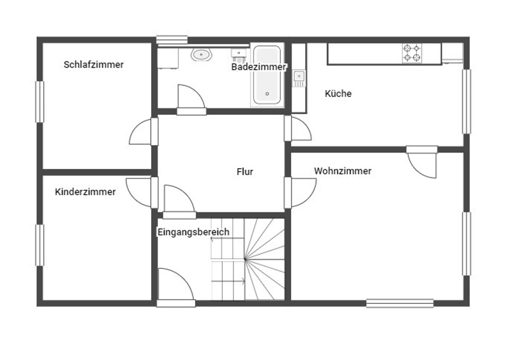 Mehrfamilienhaus zum Kauf 99.000 € 8 Zimmer 176,3 m²<br/>Wohnfläche 759,3 m²<br/>Grundstück Bischhagen Hohes Kreuz 37308