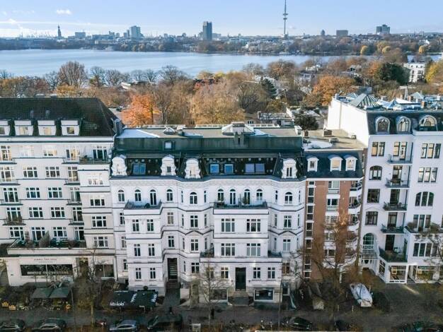 Penthouse zum Kauf 2.390.000 € 5,5 Zimmer 233,9 m² 4. Geschoss Uhlenhorst Hamburg 22085