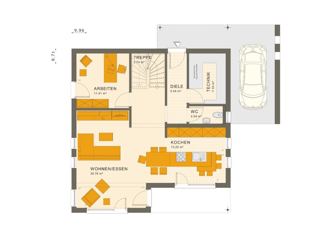 Einfamilienhaus zum Kauf provisionsfrei 712.079 € 5 Zimmer 143 m²<br/>Wohnfläche 535 m²<br/>Grundstück Mittelbuchen Mittelbuchen 63454