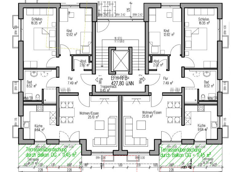 Wohnung zum Kauf - Erstbezug 496.000 € 3 Zimmer 88,9 m² EG Ohmenhausen Reutlingen / Ohmenhausen 72770