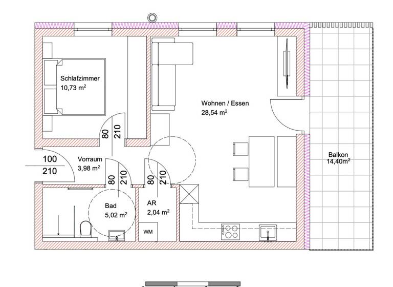 Wohnung zum Kauf 337.000 € 2 Zimmer 50,3 m² 1. Geschoss Maishofen 5751