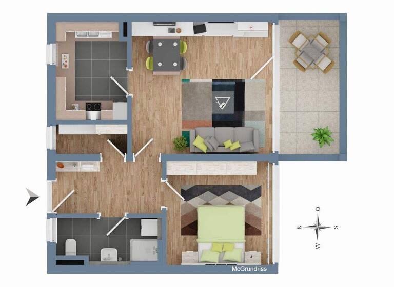 Wohnung zum Kauf 199.000 € 2 Zimmer 59 m² 3. Geschoss Innenstadt Heidenheim 89518