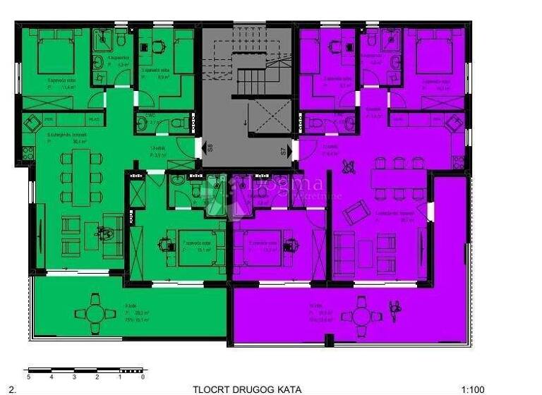 Wohnung zum Kauf 488.287 € 4 Zimmer 146 m² 2. Geschoss Vostarnica - Poluotok