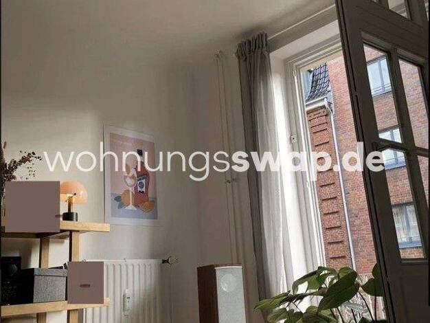 Studio zur Miete Tauschwohnung 1.100 € 2 Zimmer 50 m² 3. Geschoss Neustadt Hamburg 20459