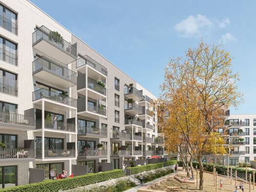 Wohnung zur Miete - Erstbezug 2.230 € 3 Zimmer 91,1 m² 2. Geschoss frei ab sofort Völklinger Straße 2b Unterbilk Düsseldorf 40219