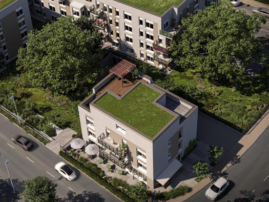 Büro zur Miete - Erstbezug provisionsfrei 148 m² Bürofläche teilbar von 56 m² bis 148 m² Leibnitzstraße 1 Nord Jena 07743