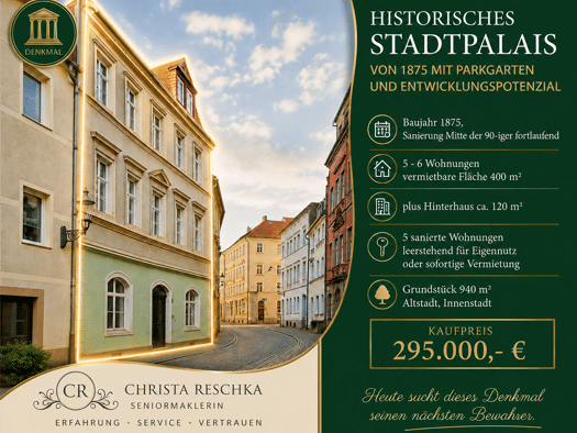 Mehrfamilienhaus zum Kauf als Kapitalanlage geeignet 295.000 € 18 Zimmer 418 m² 960 m² Grundstück Zittau Zittau 02763