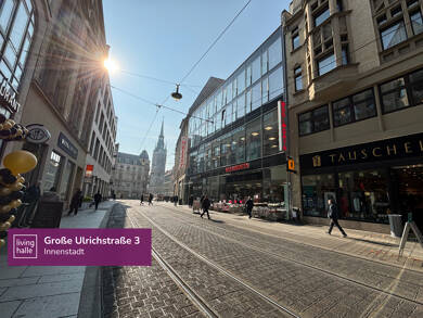 Wohnung zur Miete 540 € 1 Zimmer 32,6 m² 2. Geschoss Große Ulrichstraße 3 Altstadt Halle / Mitte 06108