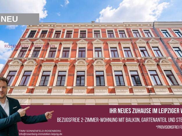 Wohnung zum Kauf provisionsfrei 139.900 € 2 Zimmer 57,4 m² 5 Geschosse frei ab sofort Altlindenau Leipzig 04177