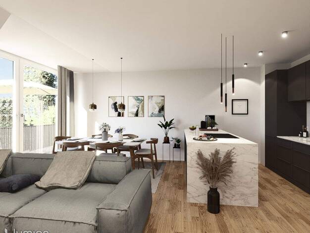 Wohnung zur Miete - Erstbezug 1.570 € 2,5 Zimmer 63,3 m² 1. Geschoss frei ab 15.12.2025 Dachau 85221