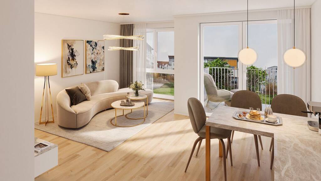 Wohnung zum Kauf - Erstbezug provisionsfrei 459.900 € 3,5 Zimmer 92,1 m² 2. Geschoss Edith-Stein-Straße 20 Laupheim 88471