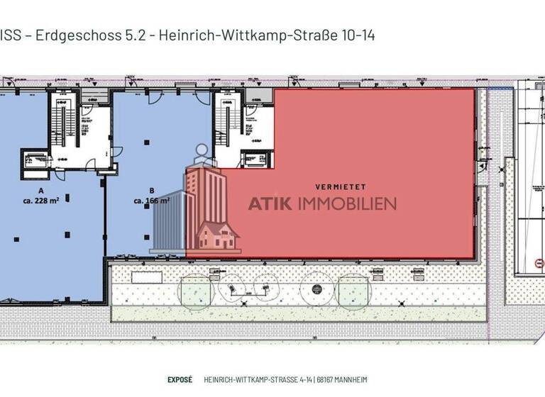 Laden zur Miete - Erstbezug provisionsfrei 15 € 228 m² Verkaufsfläche teilbar ab 166 m² Neckarstadt Mannheim 68167