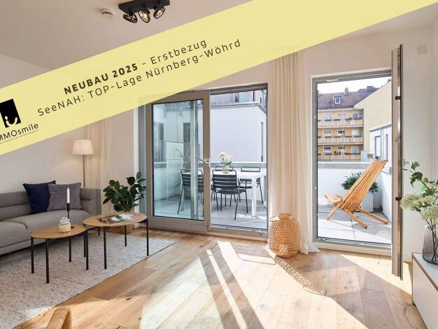 Wohnung zum Kauf - Erstbezug 649.000 € 3 Zimmer 110,5 m² frei ab sofort Gärten b Wöhrd Nürnberg 90489