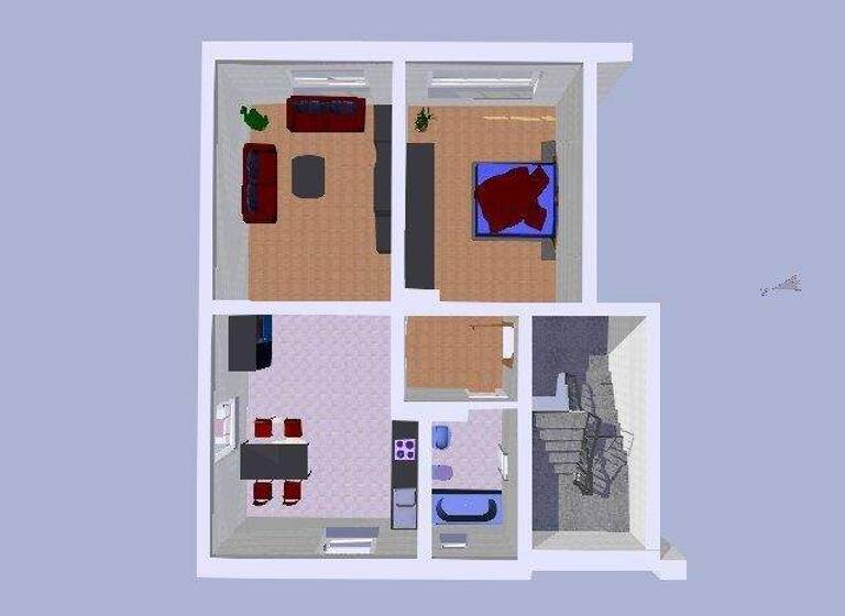 Wohnung zur Miete 599 € 2 Zimmer 58,1 m² frei ab sofort Hahler Str. 66a Innenstadt Minden 32427